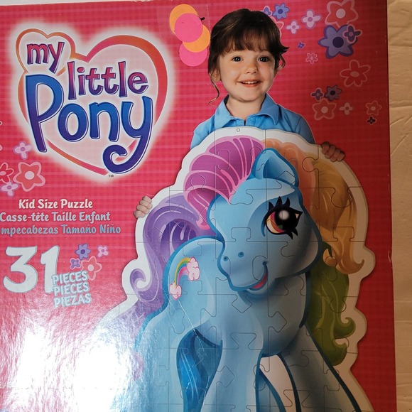 My Little Pony Kid Size Vintage Rare Puzzle 31 pcs. - Picture 2 of 7
